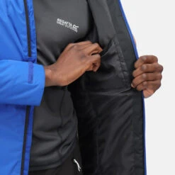 Regatta Men's Thornridge II Waterproof Jacket Surfspray/Black RMP281 -Crag Clothing Shop THORNRIDGESURFSPRAYBLACKINSIDE