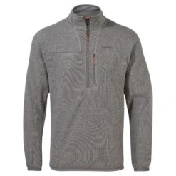 Craghoppers Men's Torney Half Zip Soft Grey Marl
