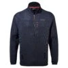 Craghoppers Men's Torney Half Zip Blue Navy Marl -Crag Clothing Shop TORNEYNAVY