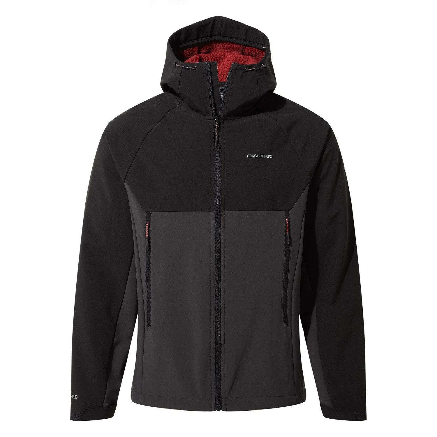 Craghoppers Men's Trent Weatherproof Softshell Jacket Black CML073 RRP £80 3 Craghoppers Men's Trent Weatherproof Softshell Jacket Black CML073 RRP £80