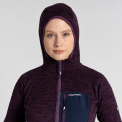 Craghoppers Women's Trina Hooded Jacket | Damson -Crag Clothing Shop TRINAHOODEDJACKETDAMSONHOOD