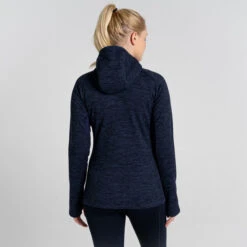 Craghoppers Women's Trina Hooded Jacket | Blue Navy -Crag Clothing Shop TRINAHOODEDJACKETNAVYMODELBACK