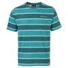 Craghoppers Unisex Ventura T-Shirt Sacramento Green Stripe -Crag Clothing Shop VENTURATEESACRAMENTOSTRIPE