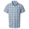 Craghoppers Vernon Short Sleeved Shirt Harbour Blue Check 2 Craghoppers Vernon Short Sleeved Shirt Harbour Blue Check -Crag Clothing Shop VERNONSHIRTHARBOURBLUE