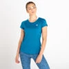 Dare2B Dare 2b Women's Vigilant T-Shirt Capri Blue -Crag Clothing Shop VIGILANTTEECAPRIBLUE