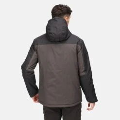 Regatta Men's Volter Protect II Jacket Ash/ Black RMP319 7 Regatta Men's Volter Protect II Jacket Ash/ Black RMP319 -Crag Clothing Shop VOLTERPROTECTASHBLACKMODELBACK