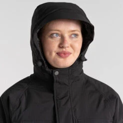 Craghoppers Unisex Waverley Thermic Winter Jacket | Black CUP003 -Crag Clothing Shop WAVERLYBLACKHOOD