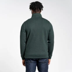Craghoppers Men's Willis Overhead Fleece Spruce Green -Crag Clothing Shop WILLISSPRUCEGREENMODELBACK