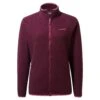 Craghoppers Women's Zoella Full Zip Fleece Blackcurrant RRP £70 -Crag Clothing Shop ZOELLABLACKCURRANT