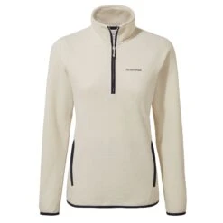 Craghoppers Women's Allina Textured Half-Zip Ecru CWA307