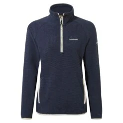 Craghoppers Women's Allina Textured Half-Zip Navy CWA307
