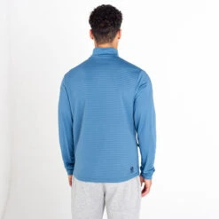 Dare2B Dare 2b Men's Allusion Recycled Core Stretch Fleece | Stellar Blue -Crag Clothing Shop allusioncorestretchstellarback