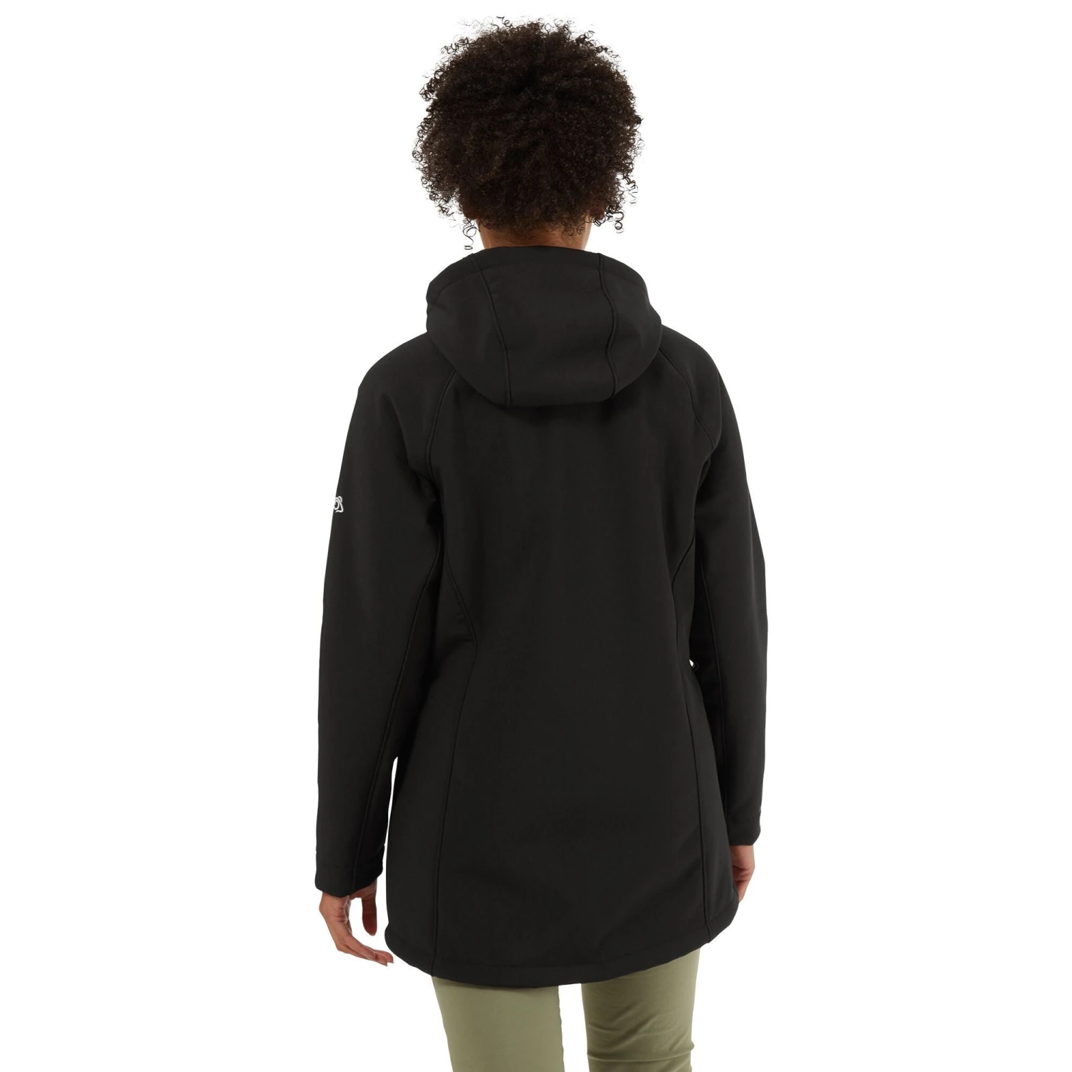 Craghoppers Women's Ara Fleece Lined Long Softshell Black CWL090 RRP £85 5 Craghoppers Women's Ara Fleece Lined Long Softshell Black CWL090 RRP £85 - Image 3