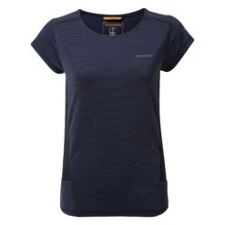 Craghoppers Women's Atmos Short Sleeve T-Shirt Blue Navy CWT261