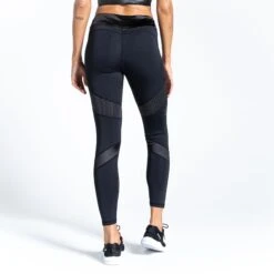 Dare2B Dare 2b Women's Born To Shine Black Gym Leggings -Crag Clothing Shop borntoshineleggingsback
