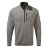 Craghoppers Men's Bronto Half Zip Soft Grey Marl CMA1285 RRP £45 -Crag Clothing Shop brontohalfzipgrey