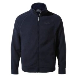 Craghoppers Men's Cason Full Zip Fleece Jacket Blue Navy SCMA131 RRP £80
