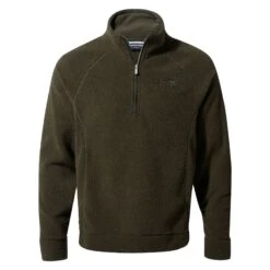 Craghoppers Men's Cason Half Zip Woodland Green SCMA113 RRP £35