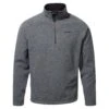 Craghoppers Men's Corey VI Half Zip Black Pepper Marl CMA1287 RRP £40