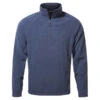 Craghoppers Men's Corey Half Zip Fleece | Blue Navy Marl -Crag Clothing Shop coreybluenavymarl