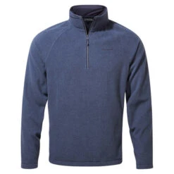 Craghoppers Men's Corey Half Zip Fleece | Blue Navy Marl