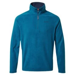 Craghoppers Men's Corey Half-Zip Fleece Poseidon Blue CMA1287 RRP £35