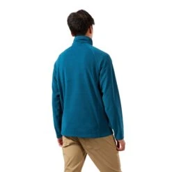 Craghoppers Men's Corey Half-Zip Fleece Poseidon Blue CMA1287 RRP £35 -Crag Clothing Shop coreyposback