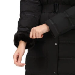 Regatta Women's Daleyza Thermal Parka Jacket | Black -Crag Clothing Shop daleyzacuff