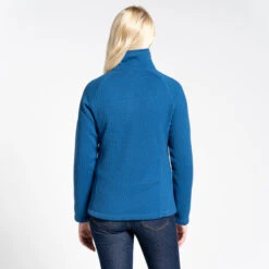 Craghoppers Women's Daphne Overhead Fleece Yale Blue -Crag Clothing Shop daphneoverheadyalebluemodelback