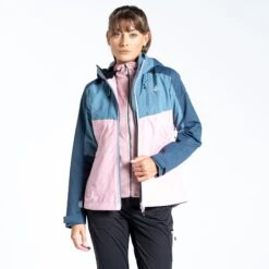 Dare2B Dare 2b Women's Diverse II Waterproof Jacket Powder Pink Bluestone -Crag Clothing Shop diverseIImodel