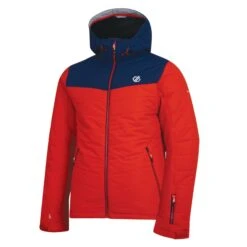 Dare2B Dare 2b Men's Domain Waterproof Quilted Ski Jacket Red RRP £160