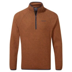 Craghoppers Men's Durrus Half Zip Fleece Potters Clay