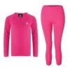 Dare2B Dare 2b Girls' Elate Base Layer Set Cyber Pink RRP £30 2 Dare2B Dare 2b Girls' Elate Base Layer Set Cyber Pink RRP £30 -Crag Clothing Shop elatepink