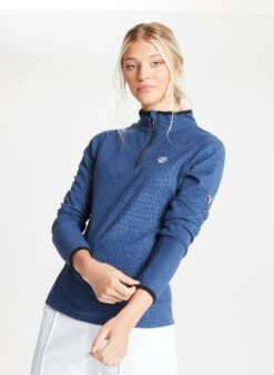 DARE2B EXCITE CROC PRINT FLEECE-SWAROVSKI EMBELLISHED DARK DENIM RRP £50 -Crag Clothing Shop excite.ddenim