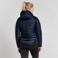 Craghoppers Women's ExpoLite Insulated Hooded Jacket | Navy -Crag Clothing Shop expolitejacketnavyCWN279BACK