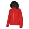 Dare2B Dare 2b Women's Glamorize Faux Fur Trim Luxury Ski Jacket Lollipop Red RRP £200 -Crag Clothing Shop glamorize