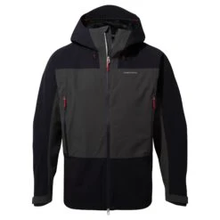 Craghoppers Men's Gryffin Waterproof Jacket Black/ Black Pepper CMW790 RRP £100