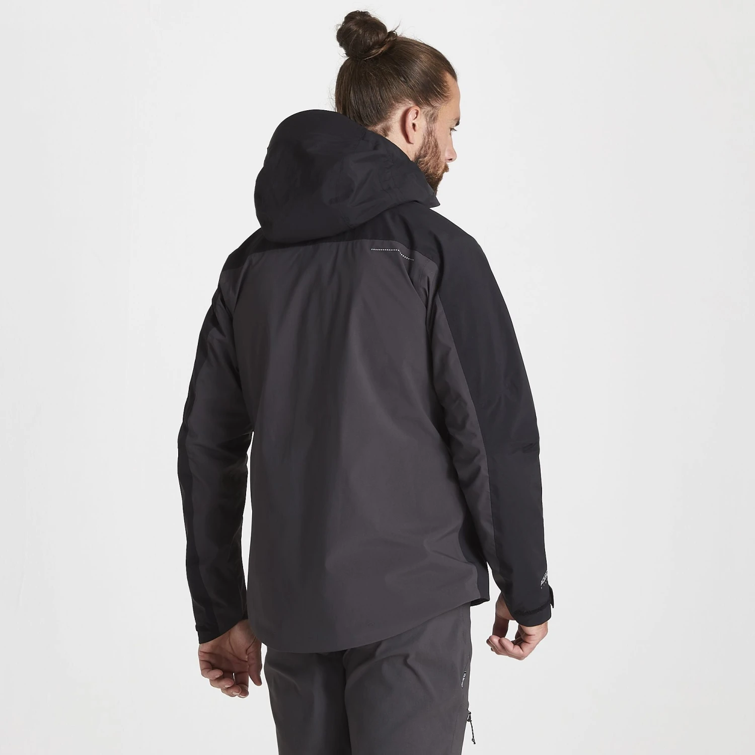 Craghoppers Men's Gryffin Waterproof Jacket Black/ Black Pepper CMW790 RRP £100 5 Craghoppers Men's Gryffin Waterproof Jacket Black/ Black Pepper CMW790 RRP £100 - Image 3