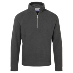 Craghoppers Men's Hayden Half Zip Fleece Black Pepper