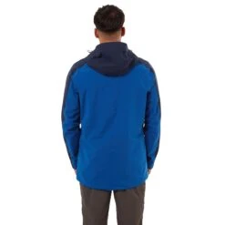 Craghoppers Men's Lorton Waterproof Breathable Jacket Deep Blue/ Navy CMW780 -Crag Clothing Shop lortondeepbluenavyback