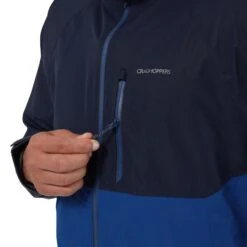 Craghoppers Men's Lucas Jacket Deep Navy/Blue RRP £120 10 Craghoppers Men's Lucas Jacket Deep Navy/Blue RRP £120 -Crag Clothing Shop lucascloseup