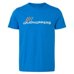 Craghoppers Men's Lugo T-Shirt Soft Falls Blue Brand Carrier