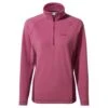 Craghoppers Women's Miska Half-Zip Fleece Baton Rouge/ Blackcurrant CWA265 RRP £35