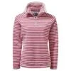 Craghoppers Natalia Raspberry Striped Half-Zip Fleece RRP £50 -Crag Clothing Shop nataliahzrasp