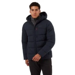 Craghoppers Men's Norwood Winter Padded Jacket Navy CMN249 -Crag Clothing Shop norwoodjacketnavymodel