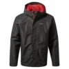 Craghoppers Men's Orion Waterproof Jacket Black CMW779 1 Craghoppers Men's Orion Waterproof Jacket Black CMW779 -Crag Clothing Shop orionblack
