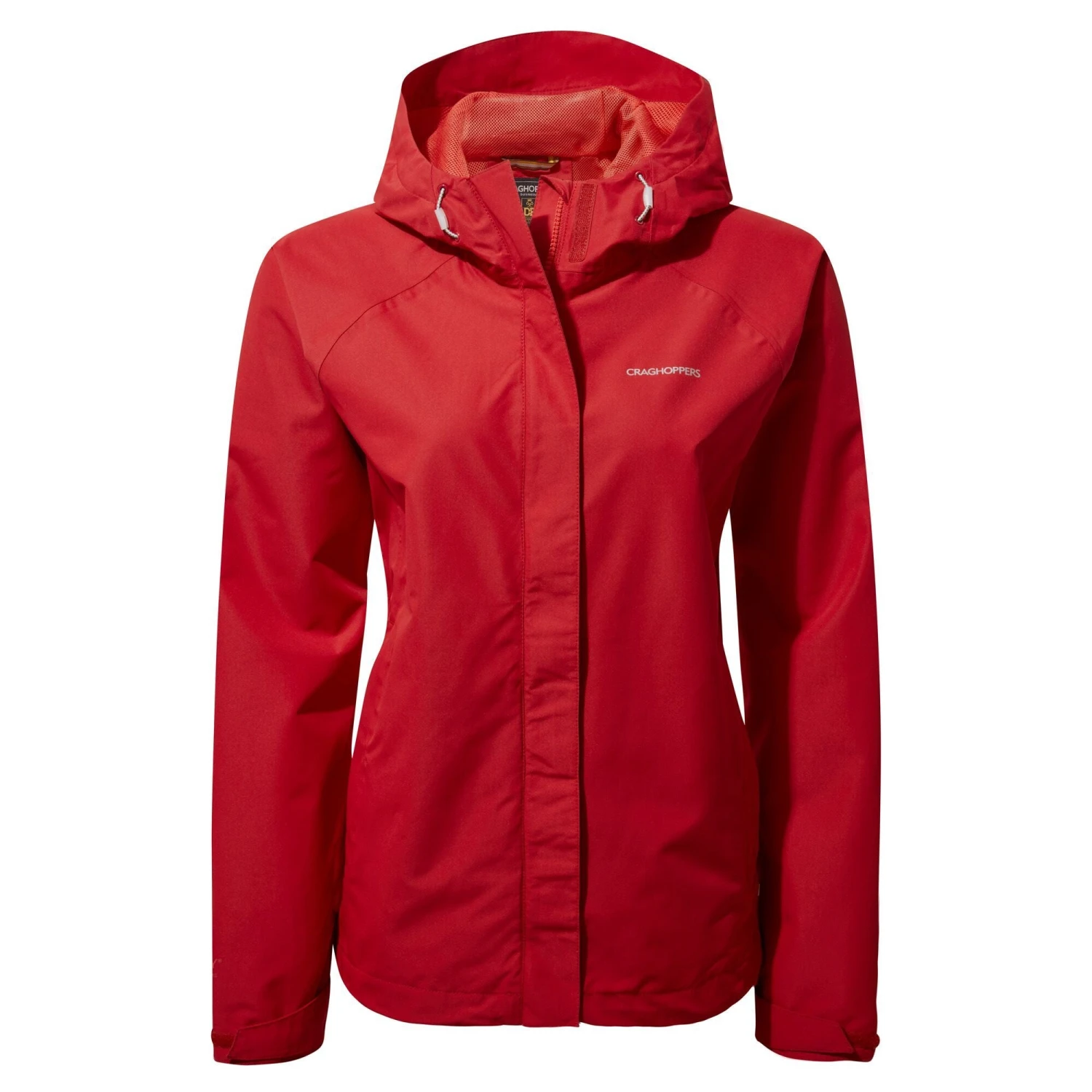 Craghoppers Women's Orion Waterproof Shell Jacket Red CWW1162 3 Craghoppers Women's Orion Waterproof Shell Jacket Red CWW1162
