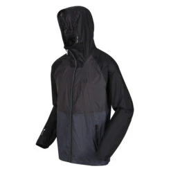 Regatta Men's Pack-It Pro Waterproof Jacket | Black Ash
