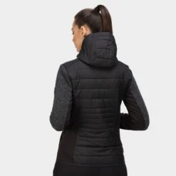 Regatta Women's Pemble III Hybrid Jacket Black -Crag Clothing Shop pembleblackmodelback