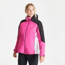 DARE2B RADIATE SKI JACKET PINK/BLACK RRP £120 -Crag Clothing Shop radiate.pink .2
